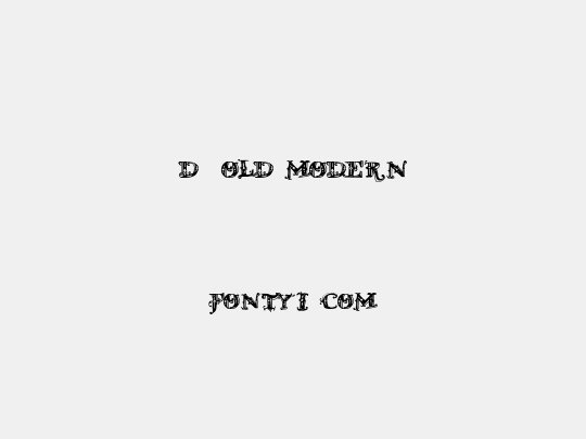D_OLD MODERN