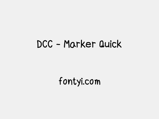 DCC - Marker Quick