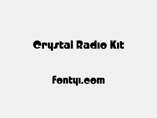 Crystal Radio Kit