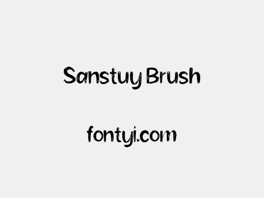 Sanstuy Brush