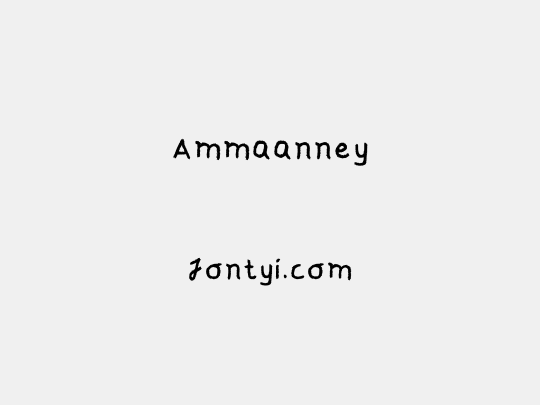 Ammaanney