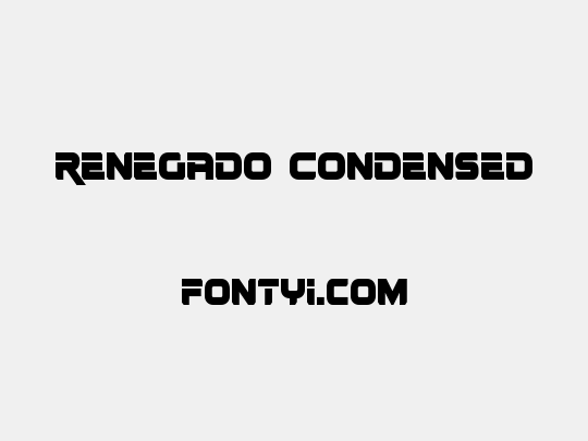 Renegado Condensed