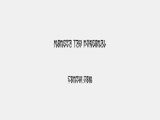 Monsta Tag Personal