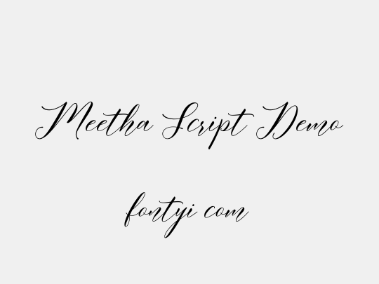 Meetha Script Demo
