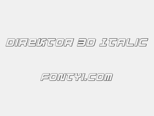 Direktor 3D Italic