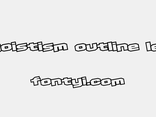 D3 Egoistism outline leaning