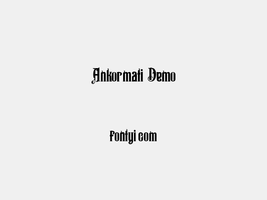 Ankormati Demo