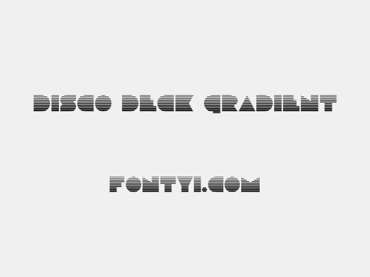 Disco Deck Gradient