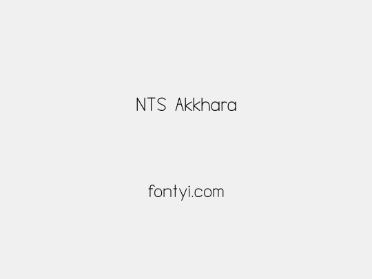 NTS Akkhara