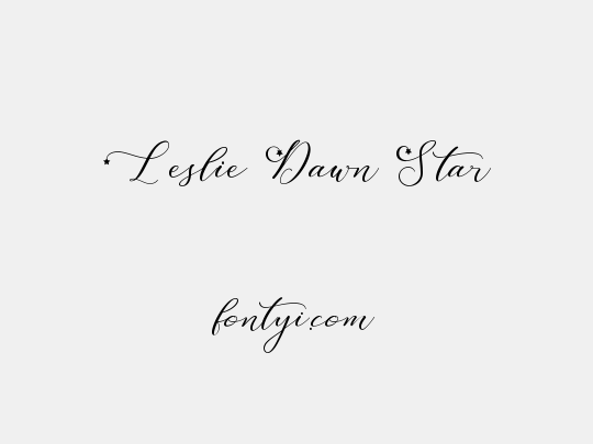Leslie Dawn Star