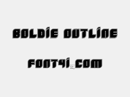 Boldie Outline