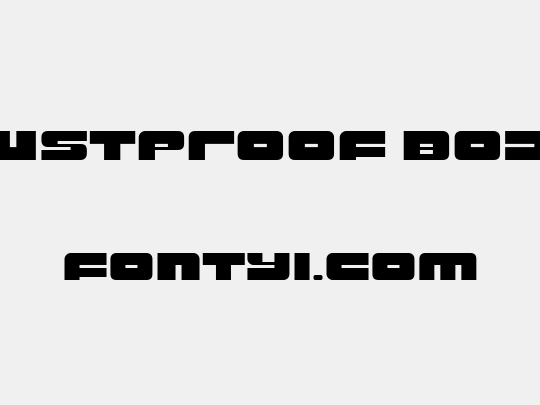 Rustproof Body