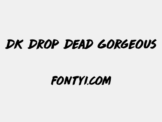 DK Drop Dead Gorgeous