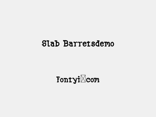 Slab Barretsdemo