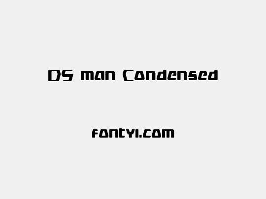 DS man Condensed