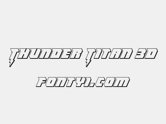 Thunder Titan 3D