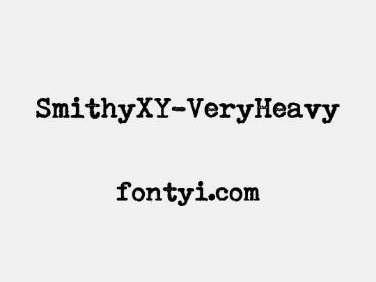 SmithyXY-VeryHeavy