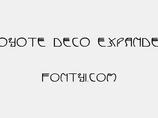 Coyote Deco Expanded