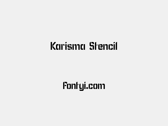 Karisma Stencil