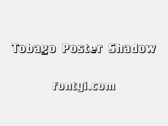 Tobago Poster Shadow