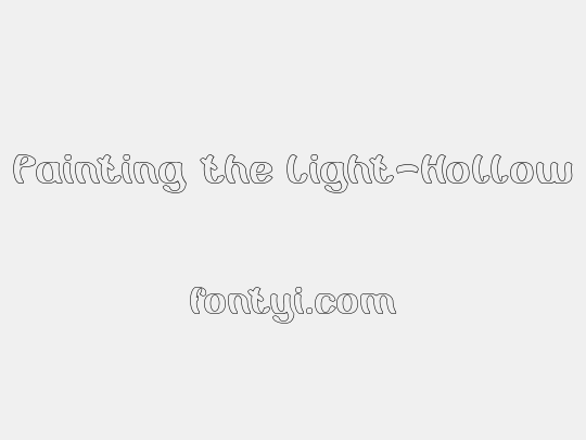 Painting the Light-Hollow