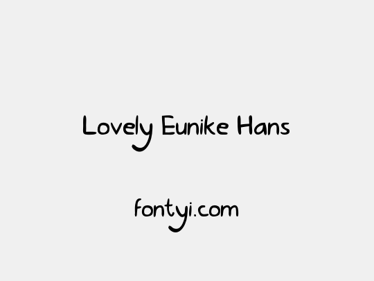 Lovely Eunike Hans