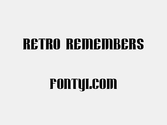 Retro Remembers