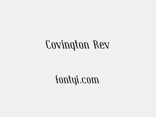 Covington Rev