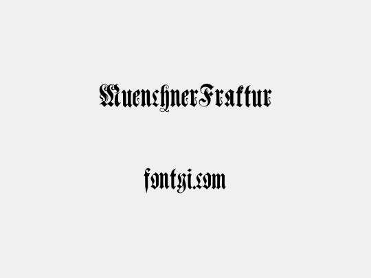 MuenchnerFraktur