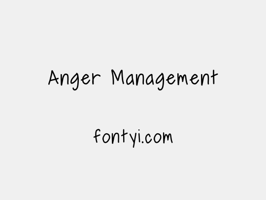 Anger Management