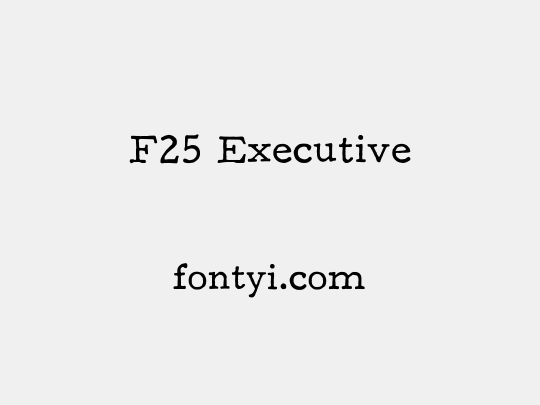 F25 Executive