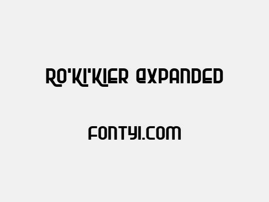 Ro'Ki'Kier Expanded