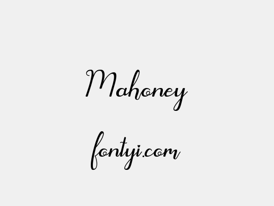 Mahoney