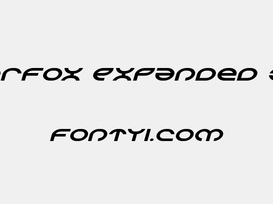 Aetherfox Expanded Italic