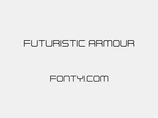 Futuristic Armour