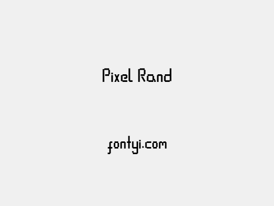 Pixel Rand