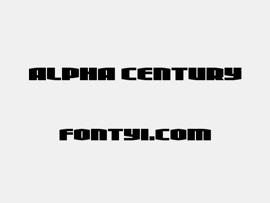 Alpha Century