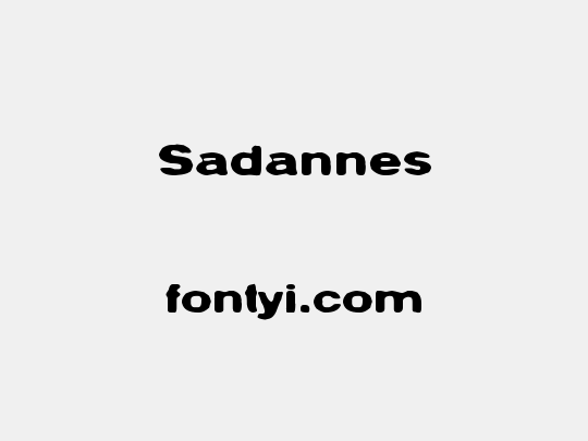 Sadannes