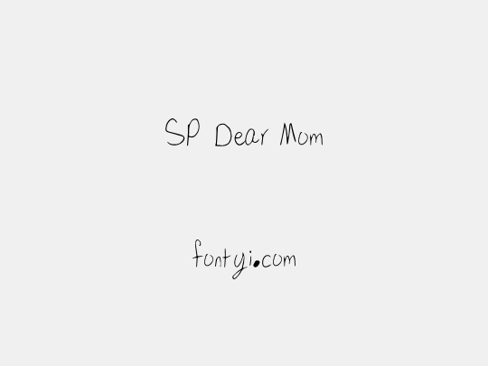 SP Dear Mom