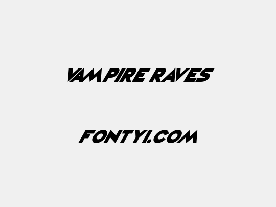 Vampire Raves