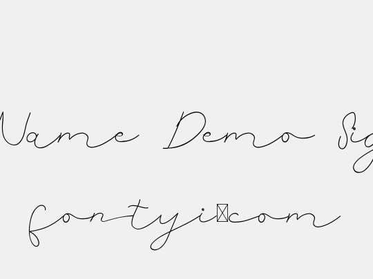 Brusly Name Demo Signature