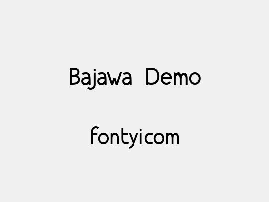 Bajawa Demo