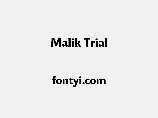Malik Trial