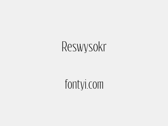 Reswysokr