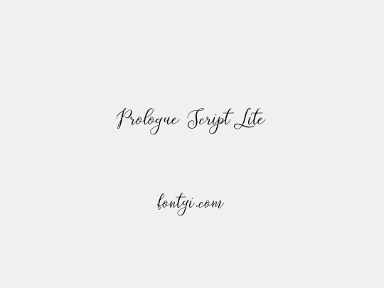 Prologue Script Lite