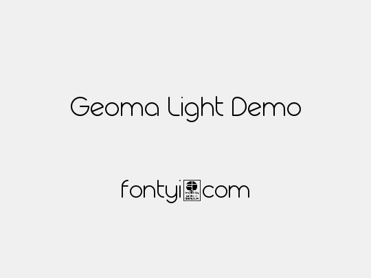 Geoma Light Demo