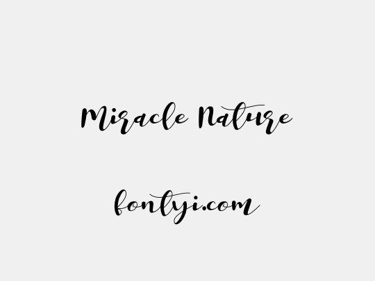 Miracle Nature