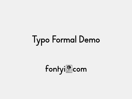 Typo Formal Demo