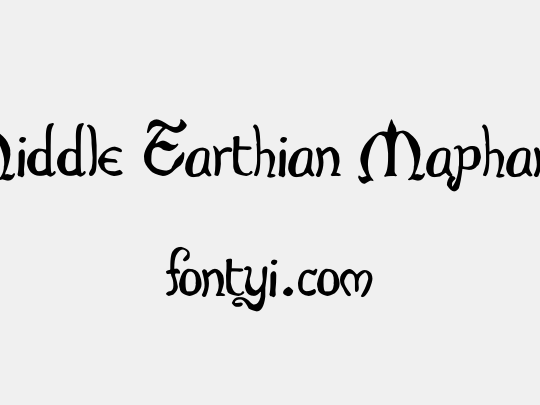 Middle Earthian Maphand