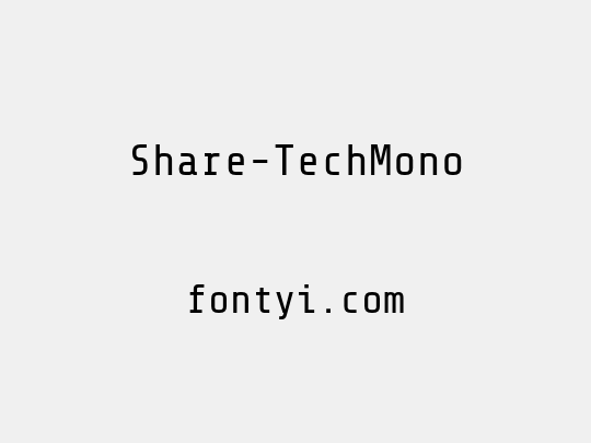 Share-TechMono